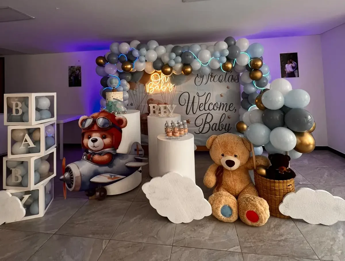 Decoración de baby shower en Bogota
